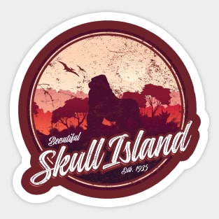 Skull Island Sticker